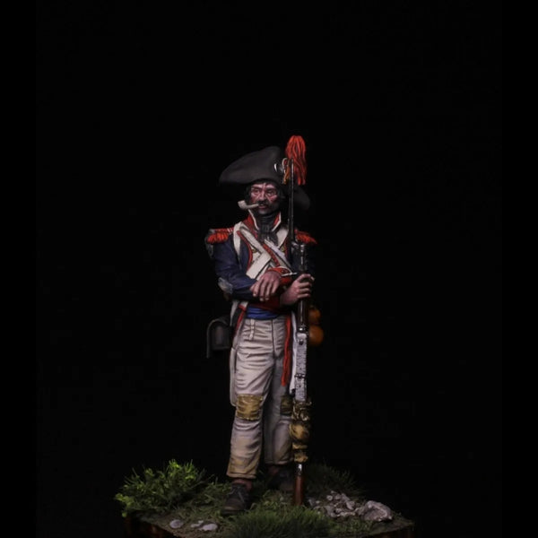 54mm Napoleonic French Grenadier Officer, Resin Model Figure Kit, Unassembled and Unpainted