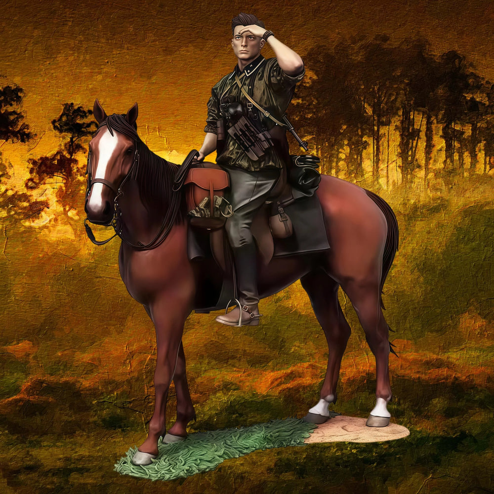 1/35 Modern Cavalry Soldiers, Resin Model Figure Kit, Unassembled and Unpainted