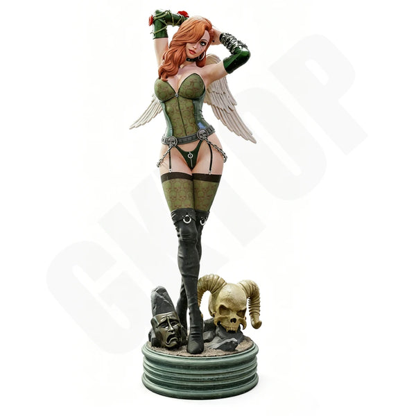 1/24 Dark Rose Winged Warrior, Resin Model Figure Kit, Unassembled and Unpainted