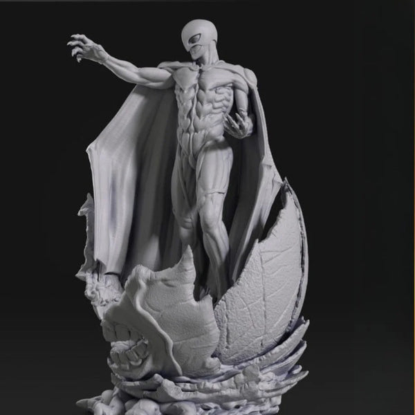 Dark Fantasy Demon Winged Humanoid, Resin Model Figure Kit, Fantasy Theme, Unassembled and Unpainted