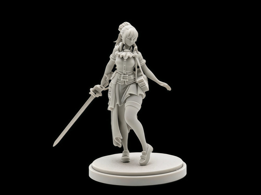 40mm Assassin, Resin Model Figure Kit, Fantasy Theme, Unassembled and Unpainted