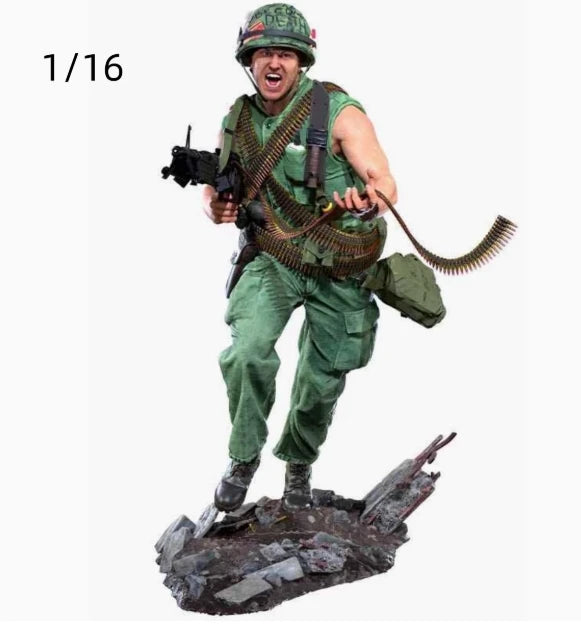 1/16 Modern US Marine Gunner, 5 Figures, Resin Model Figure Kit, Unassembled and Unpainted
