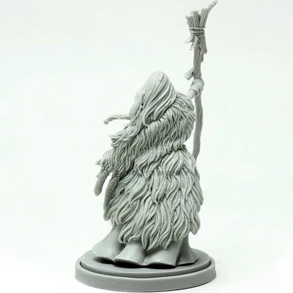 38mm Female Wizard, Resin Model Figure Kit, Fantasy Theme, Unassembled and Unpainted
