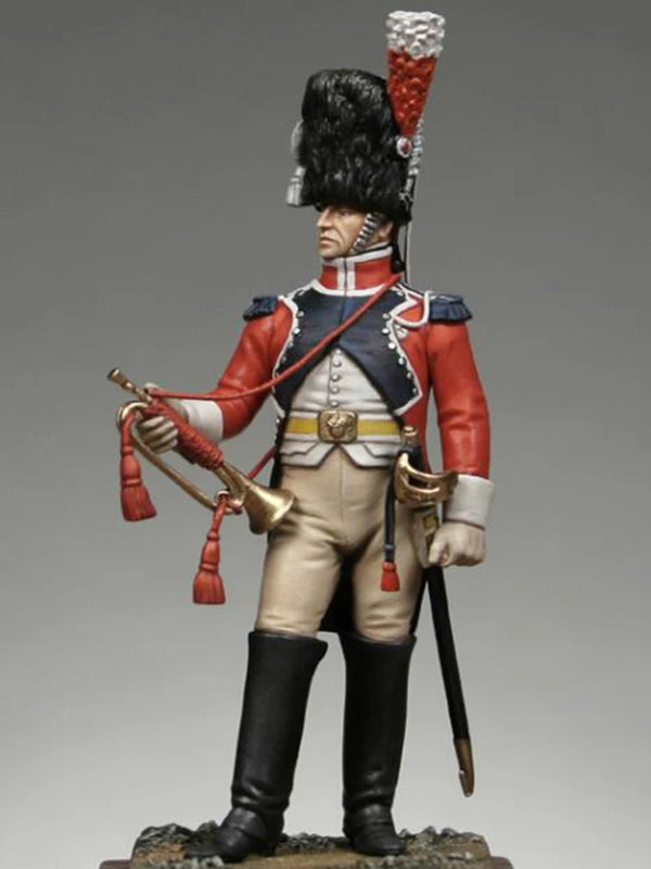 1/32 Napoleonic British Officer, Resin Model Figure Kit, Unassembled and Unpainted