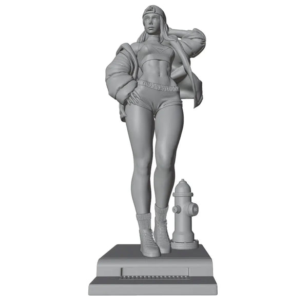 1/24 Sexy Girls Athletic Models, 4 Figures, Resin Model Figure Kit, Unassembled and Unpainted