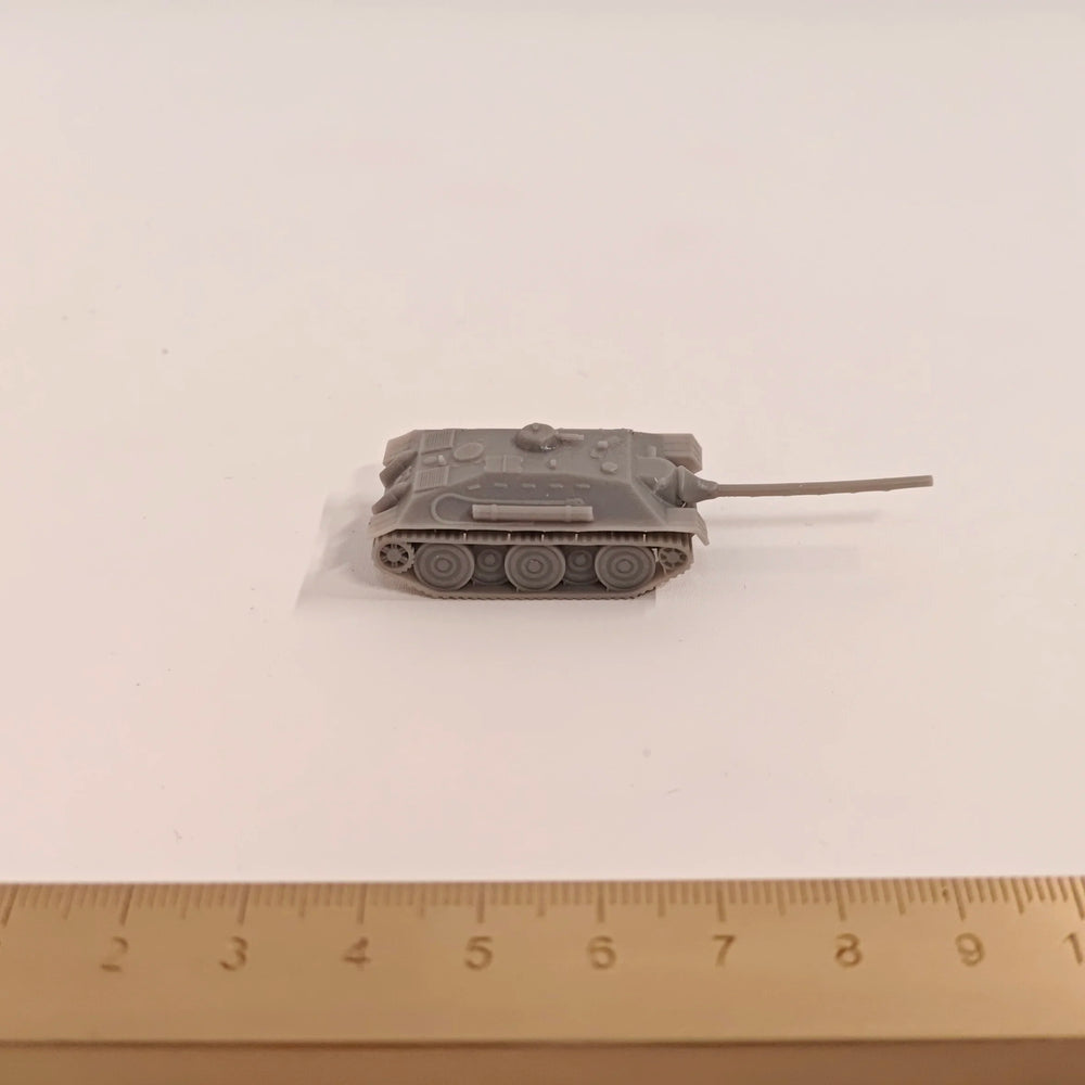 1/144 WWII German E-25 Tank Destroyer, Resin Model Vehicle Kit, Unassembled and Unpainted
