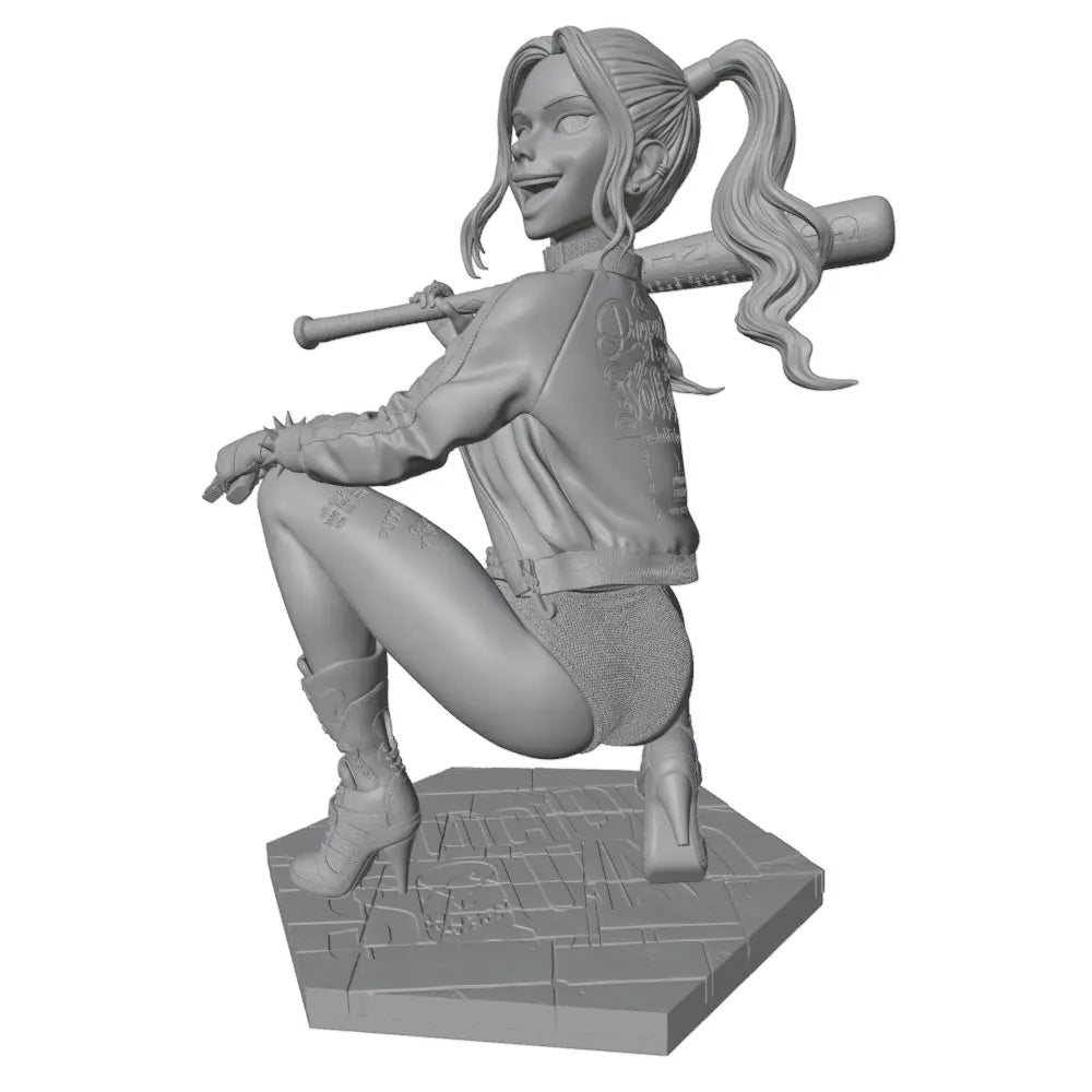 75mm Modern Female Tactical, Resin Model Figure Kit, Unassembled and Unpainted