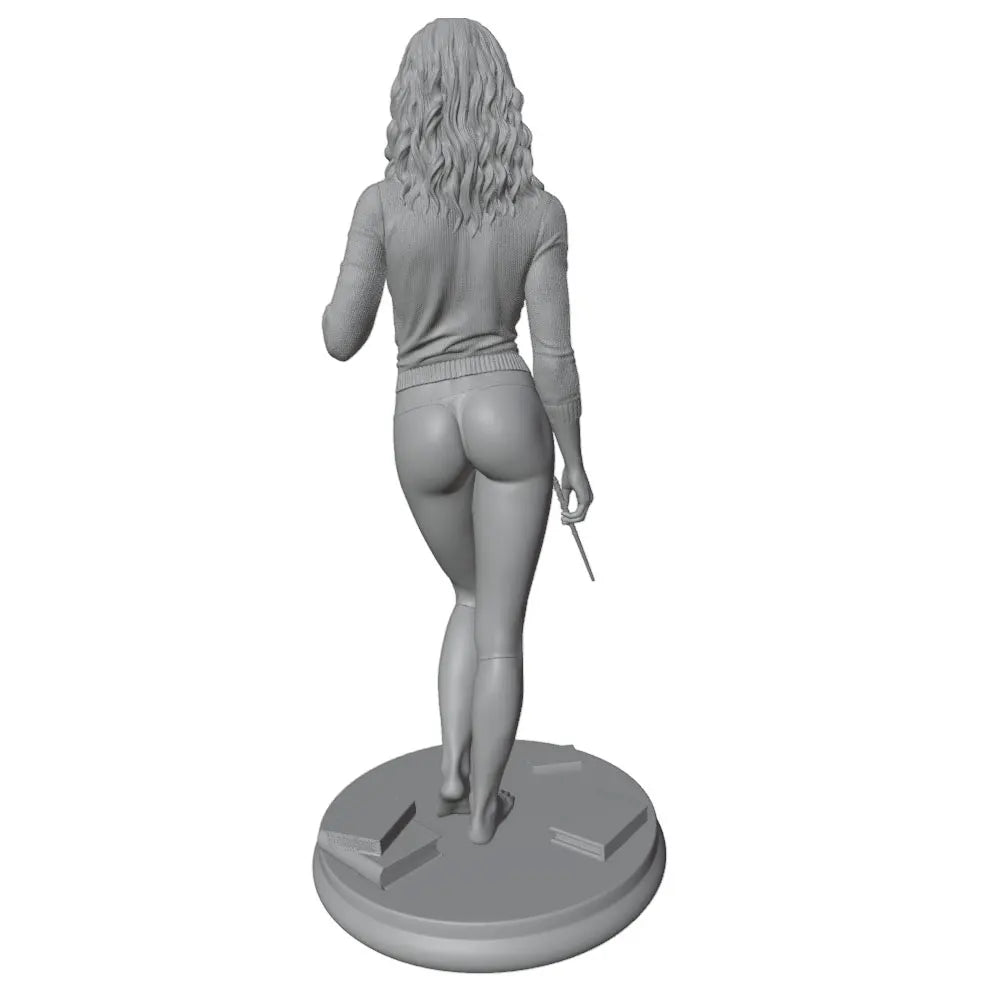 75mm Pinup Female Warrior, Resin Model Figure Kit, Unassembled and Unpainted