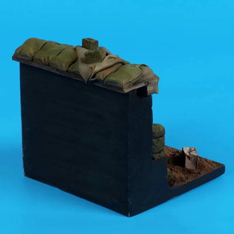 Vietnam War Bunker Fortification, Resin Model Terrain Kit, Unpainted