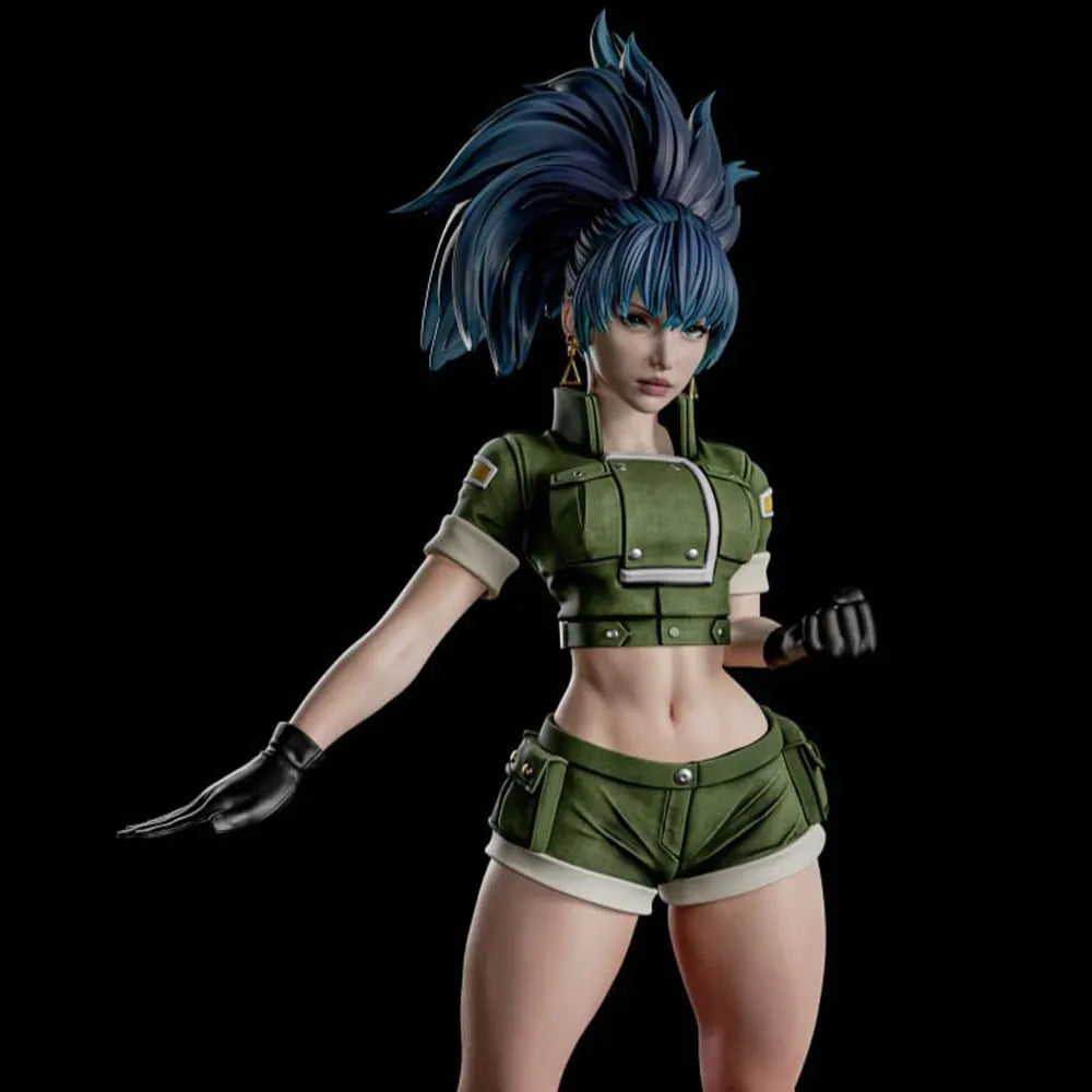 75mm Modern Anime Tactical Operator with Spiky Hair, Resin Model Figure Kit, Unassembled and Unpainted