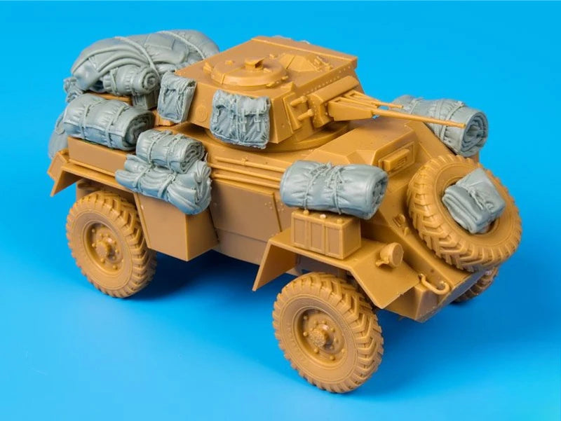 1/35 WWII British Humber Mk III Armored Car, Resin Model Vehicle Kit, Unassembled and Unpainted