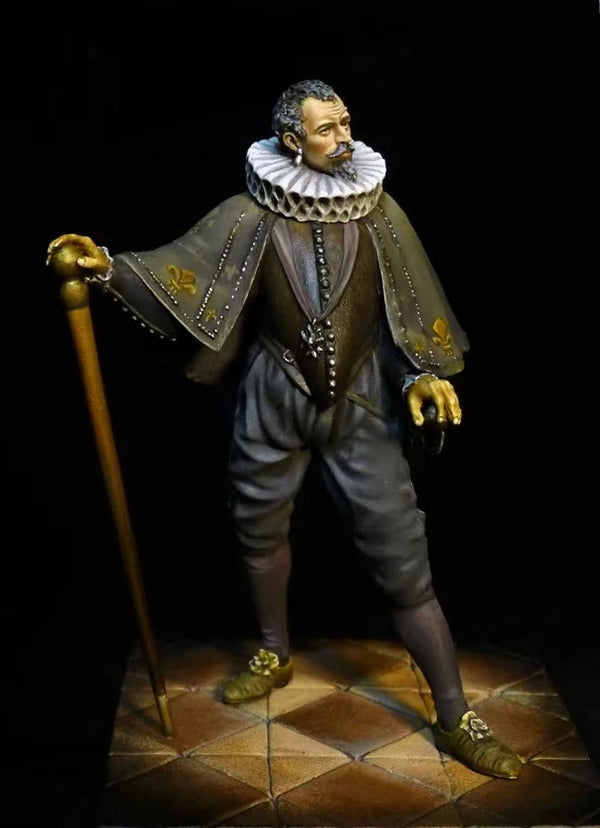 1/24 Renaissance Nobleman, Resin Model Figure Kit, Military Theme, Unassembled and Unpainted