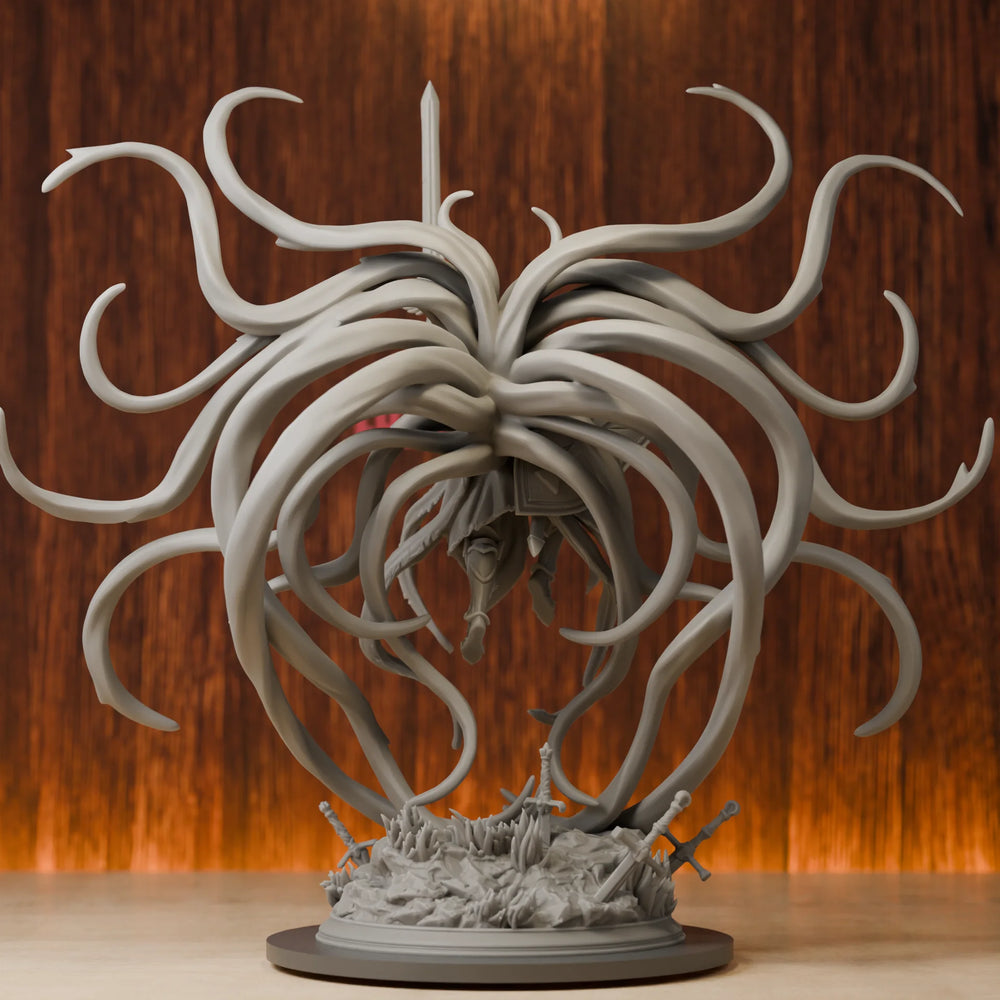 38mm Ascendant Angel of Justice, Resin Model Figure Kit, Fantasy Theme, Unassembled and Unpainted