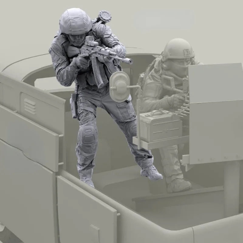 1/35 Modern Russian SSO Tactical Soldier, Resin Model Figure Kit, Unassembled and Unpainted