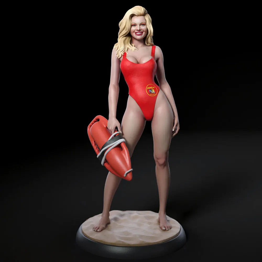 75mm Pinup Woman, Resin Model Figure Kit, Unassembled and Unpainted