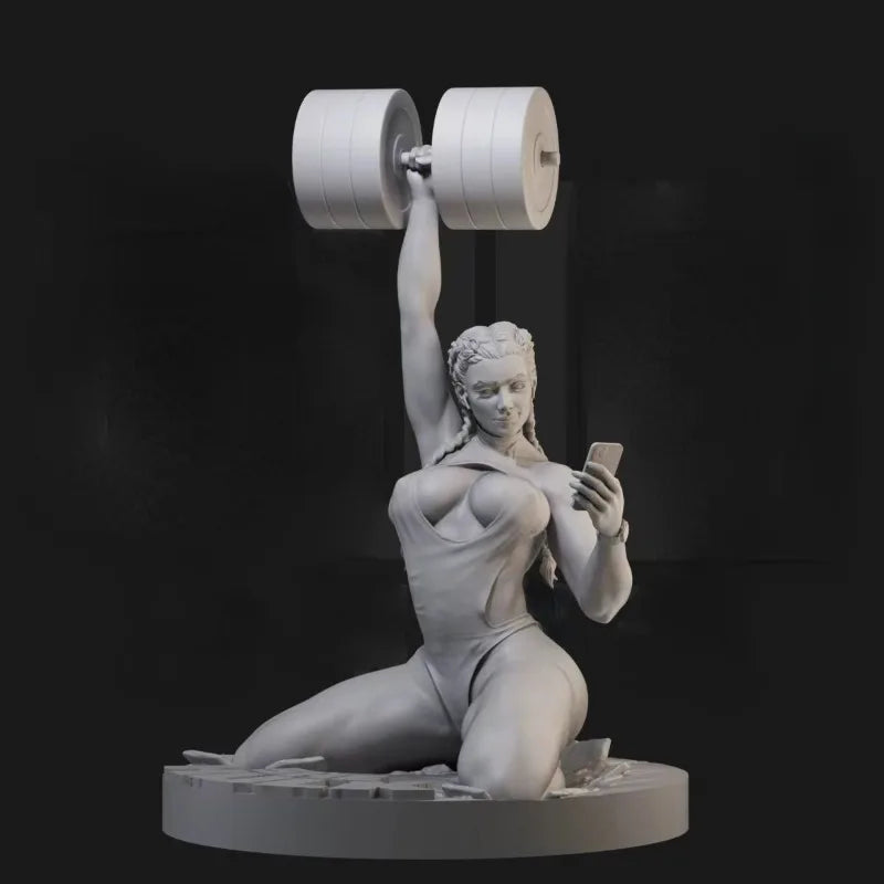 1/24 Athletic Woman, Resin Model Figure Kit, Unassembled and Unpainted