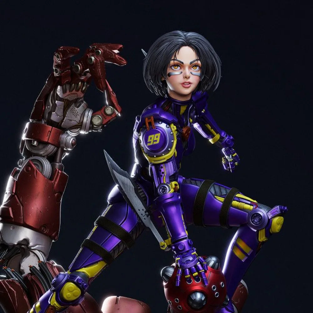 Alita Battle Angel, 3 Figures, Resin Model Figure Kit, Anime Theme, Unassembled and Unpainted