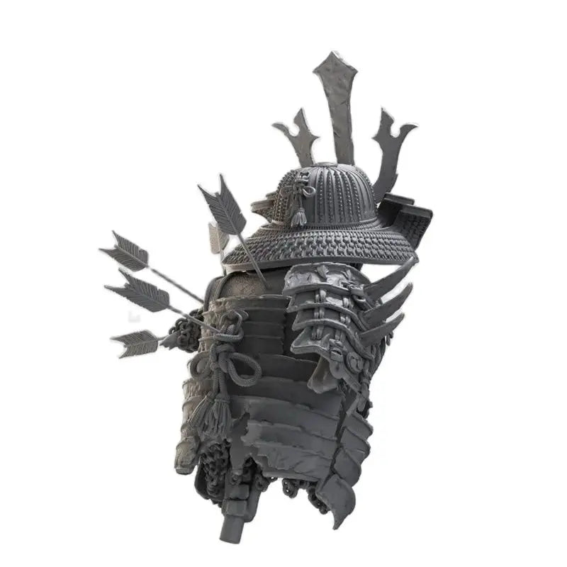 1/10 Skeleton Samurai, Resin Model Bust Kit, Fantasy Theme, Unassembled and Unpainted