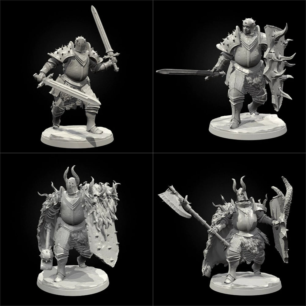 50mm Imperial Guard, Resin Model Figure Kit, Fantasy Theme, Unassembled and Unpainted