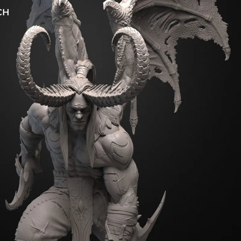 Demonic Female, Resin Model Figure Kit, Fantasy Theme, Unassembled and Unpainted