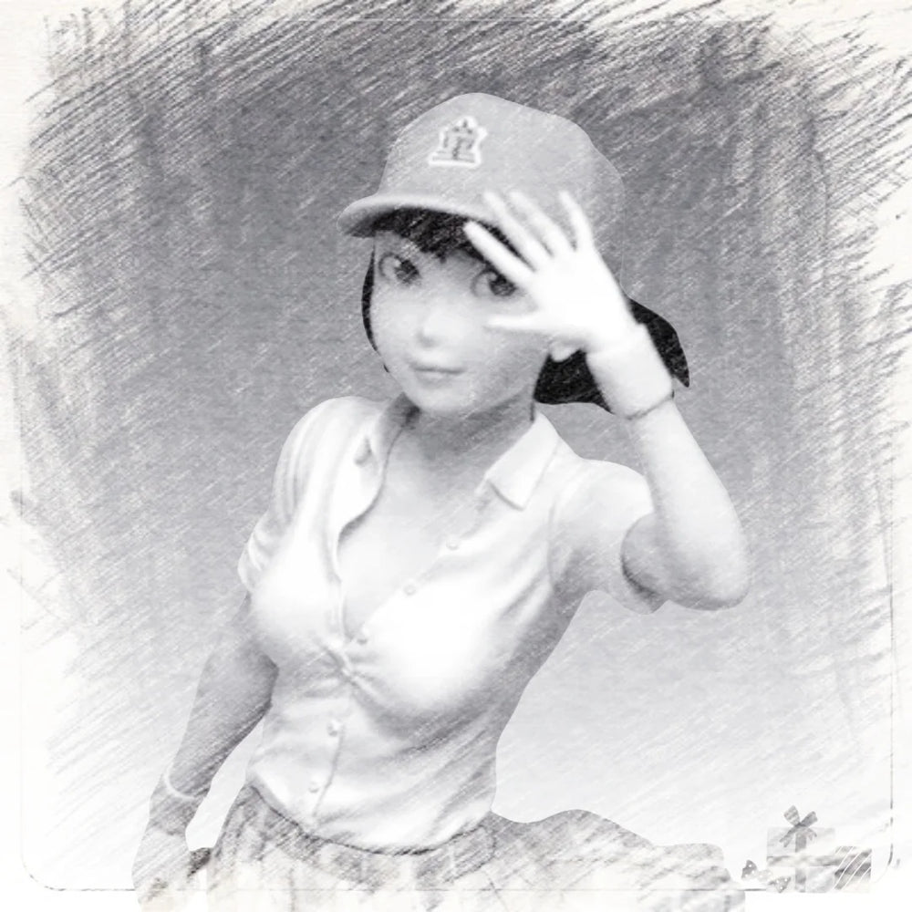 1/8 Girl, Resin Model Figure Kit, Anime Theme, Unassembled and Unpainted