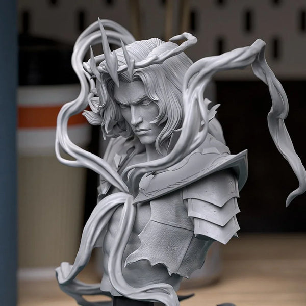 Viego the Cursed King, Resin Model Figure Kit, Unassembled and Unpainted