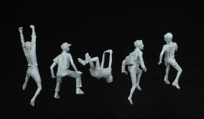 1/35 WWII German Soldiers Combat 1945, 12 Figures, Resin Model Figure Kit, Unassembled and Unpainted
