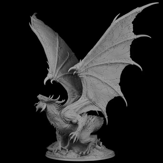 Dragon, Resin Model Creature Kit, Fantasy Theme, Unassembled and Unpainted