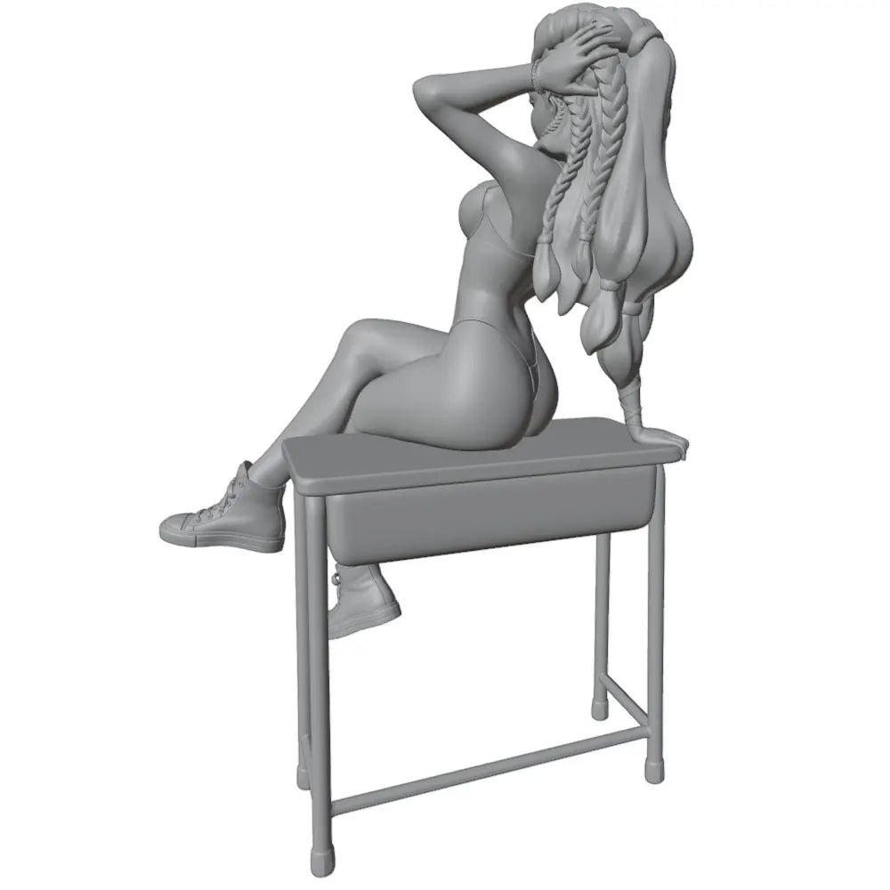 175mm Pin-up Female, Resin Model Figure Kit, Unassembled and Unpainted