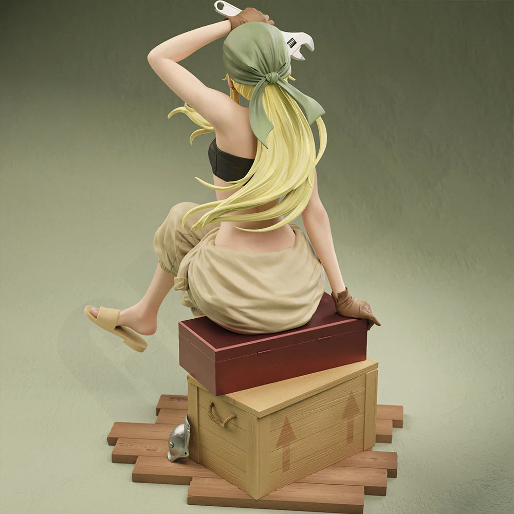 1/24 Modern Female Mechanic, Resin Model Figure Kit, Unassembled and Unpainted
