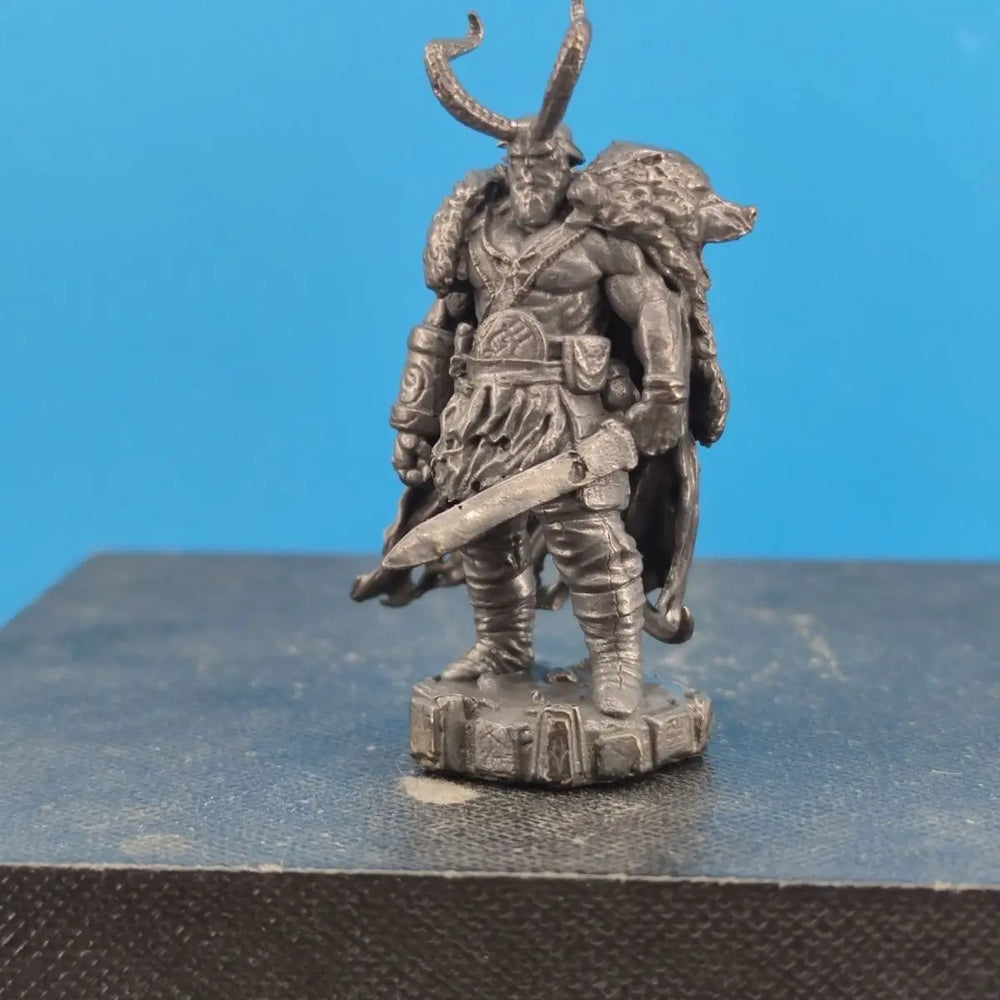 55mm Hell Baron Warrior, Resin Model Figure Kit, Fantasy Theme, Unassembled and Unpainted