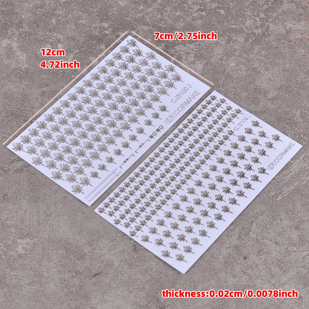 1/35 Scattered Bushes & Shrub Clumps, Resin Model Diorama Kit, Wildlife Theme, Unassembled and Unpainted