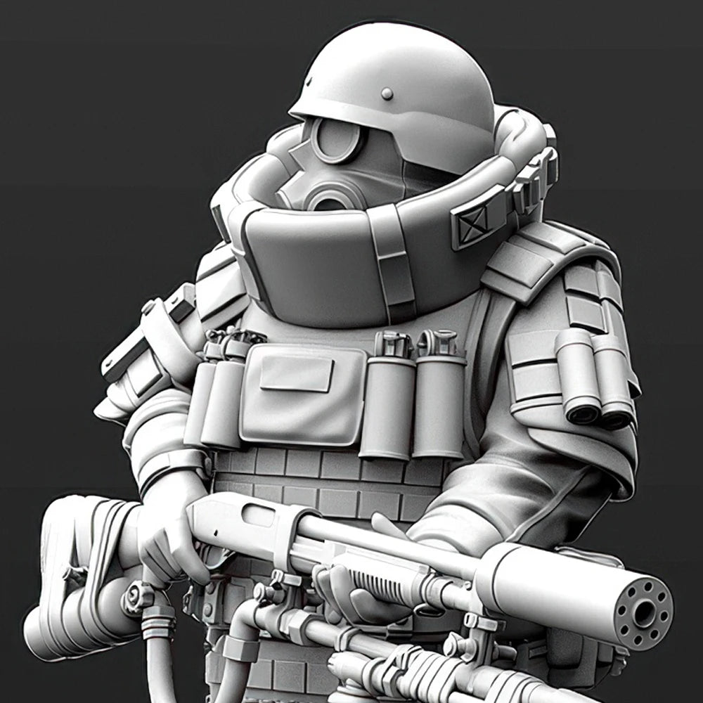 1/24 Mutant Hunter Executor, Resin Model Figure Kit, Sci-Fi Theme, Unassembled and Unpainted