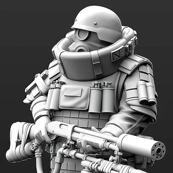 1/24 Mutant Hunter Executor, Resin Model Figure Kit, Sci-Fi Theme, Unassembled and Unpainted