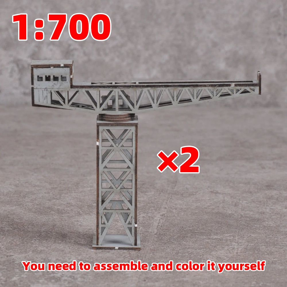 1/700 Modern Dock Construction Crane, Resin Model Terrain Kit, Unpainted
