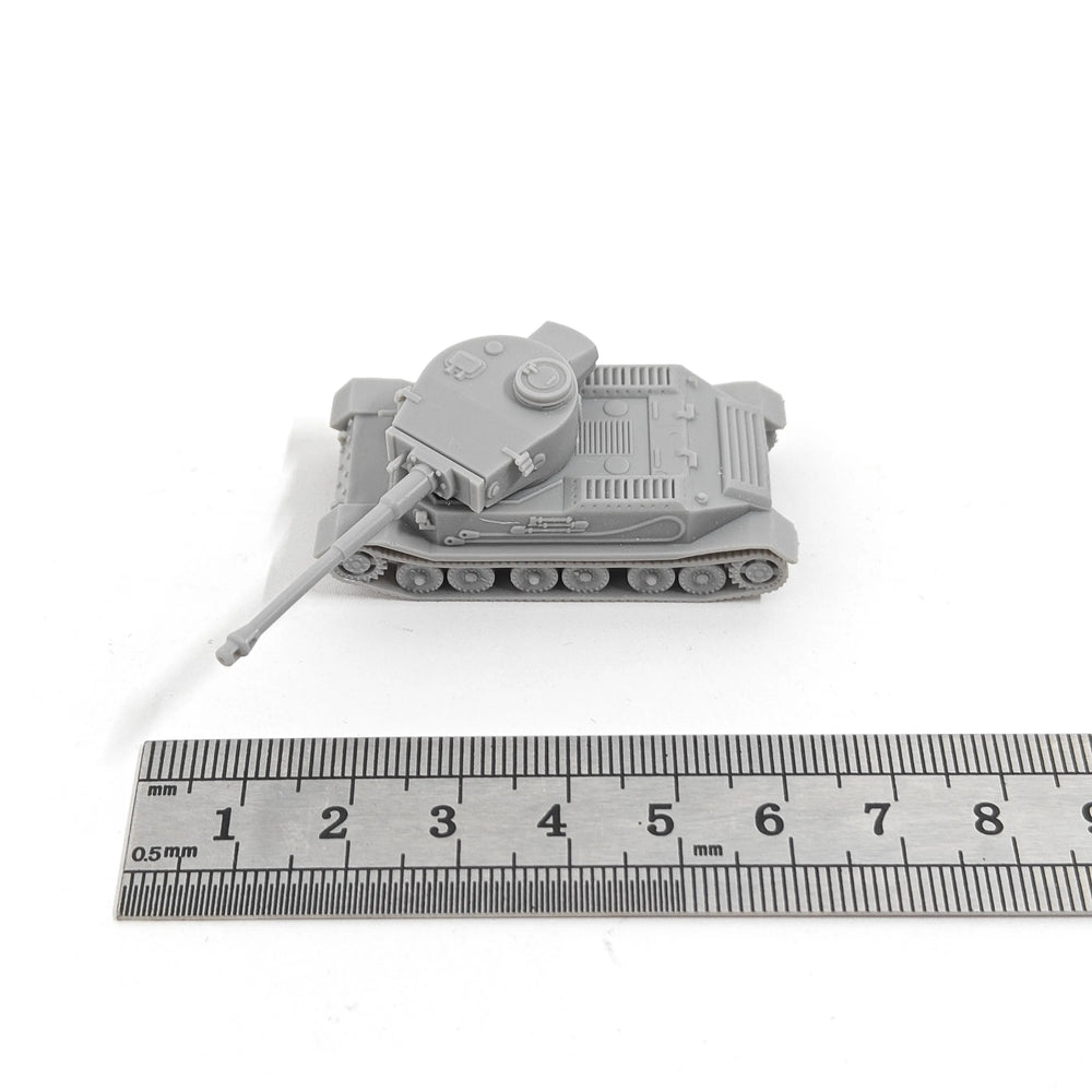 1/144 WWII Pz.Kpfw Tiger (P) Heavy Tank, Resin Model Vehicle Kit, Unassembled and Unpainted