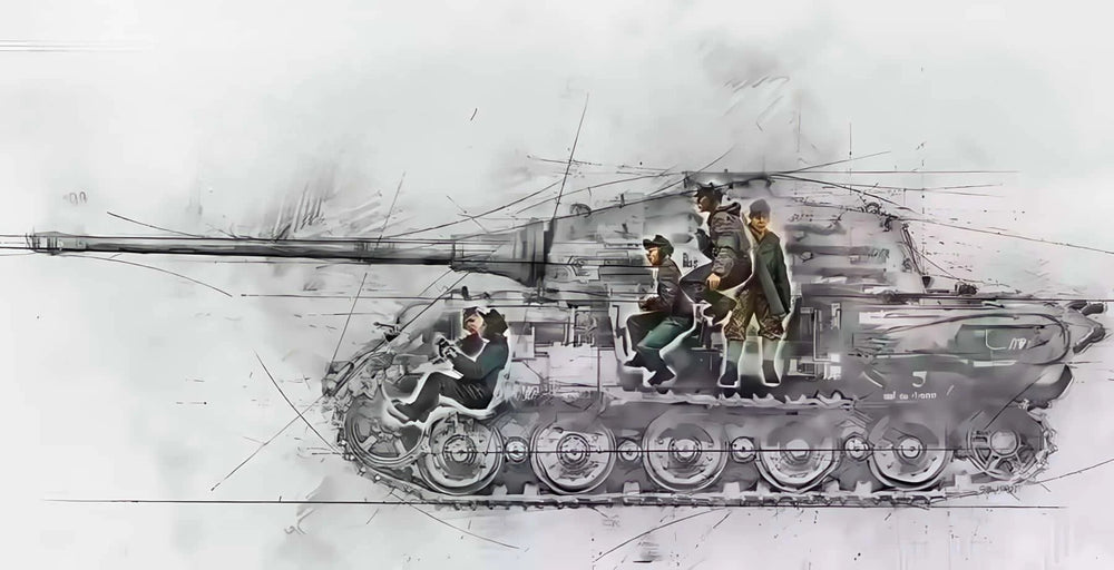 1/35 Modern Tank Squad, 5 Figures, Resin Model Figure Kit, Unassembled and Unpainted