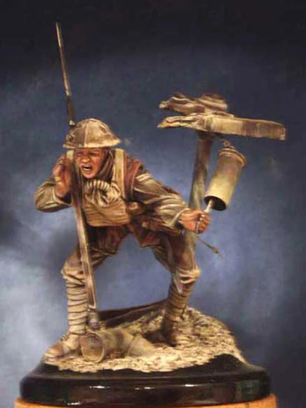 1/18 Ancient Barbarian Warrior, Resin Model Figure Kit, Unassembled and Unpainted