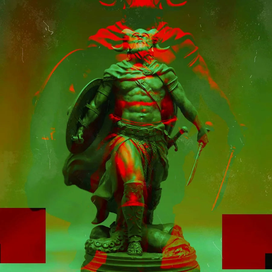 1/24 Demonic Devil Creature, Resin Model Figure Kit, Fantasy Theme, Unassembled and Unpainted