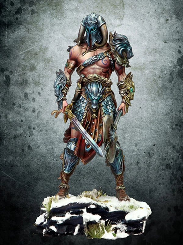 75mm Ancient Egyptian Pharaonic Warrior, Resin Model Figure Kit, Unassembled and Unpainted