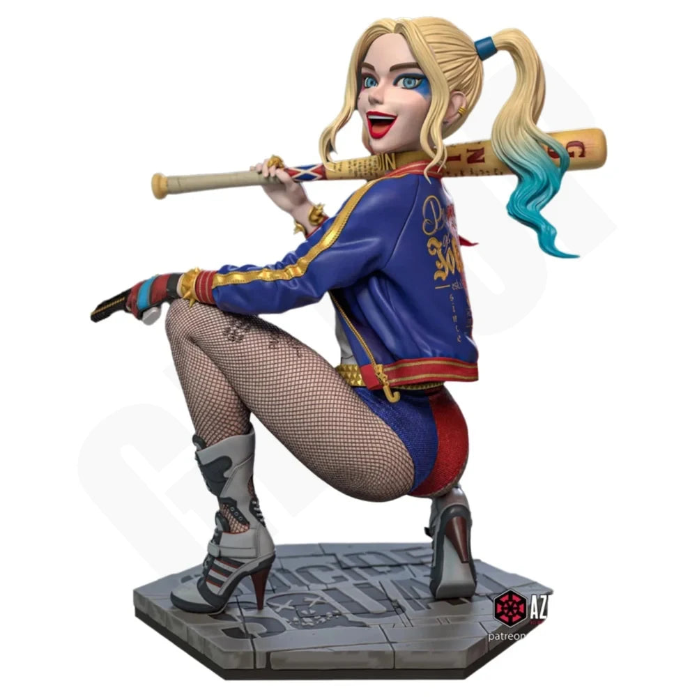 1/24 Clown Character with Baseball Bat, Resin Model Figure Kit, Unassembled and Unpainted