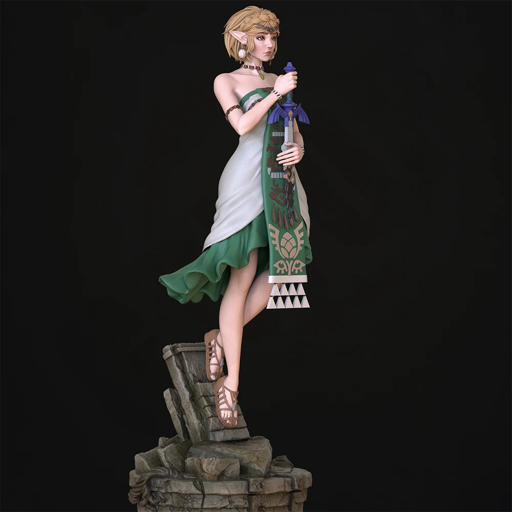 1/16 Warrior Princess, Resin Model Figure Kit, Fantasy Theme, Unassembled and Unpainted