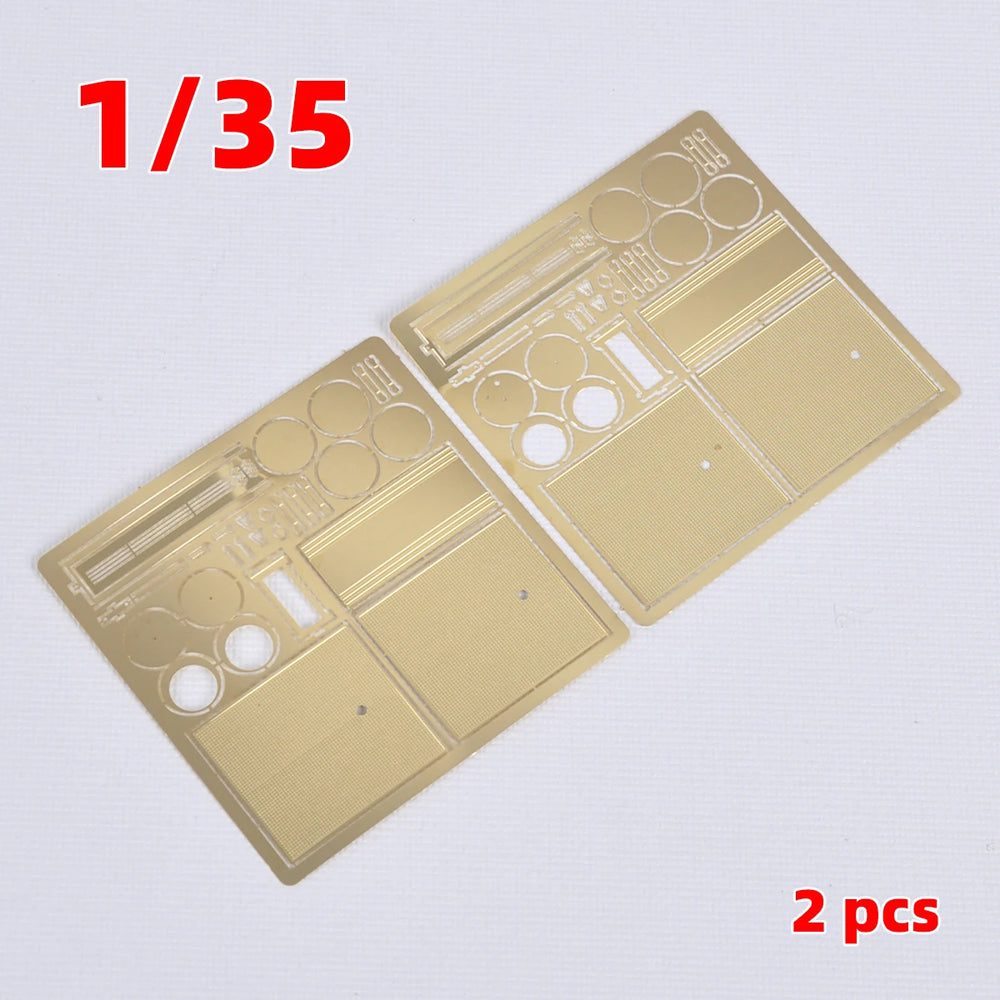 1/35 Cold War Tank Photo-Etch Parts, Resin Model Accessory Kit, Unpainted