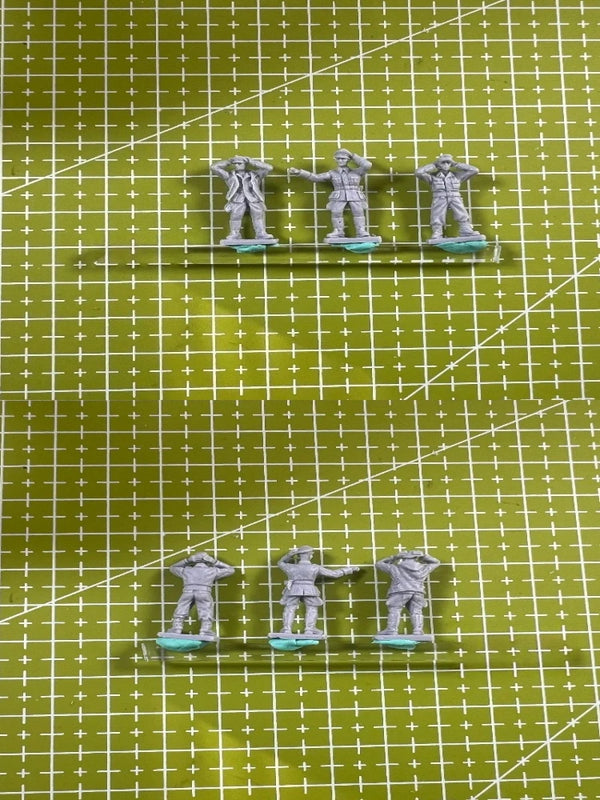 1/72 Modern Tactical Operators in Combat, 3 Figures, Resin Model Figure Kit, Military Theme, Unassembled and Unpainted
