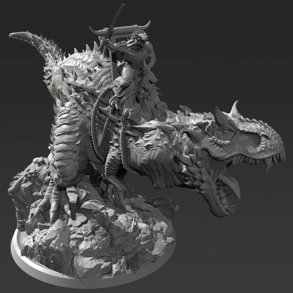 75mm Chaos Dragon, Resin Model Figure Kit, Fantasy Theme, Unassembled and Unpainted