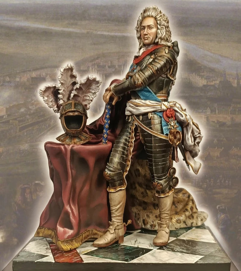 1/24 Napoleonic French Marshal, Resin Model Figure Kit, Unassembled and Unpainted