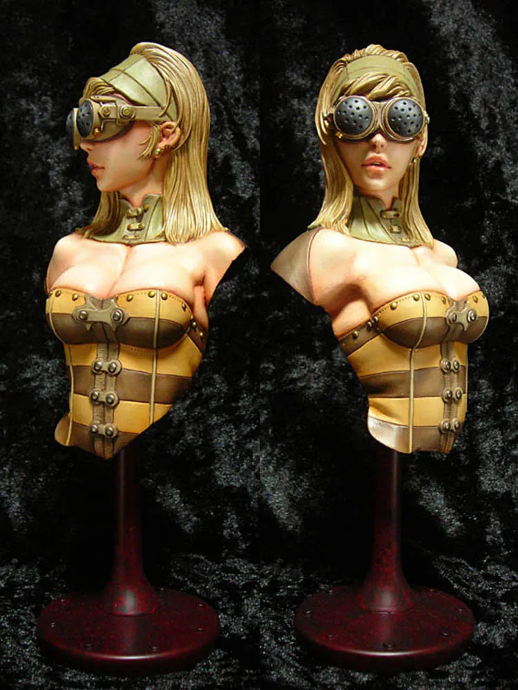 210mm Fantasy Bee Girl Pin-Up, Resin Model Bust Kit, Unassembled and Unpainted