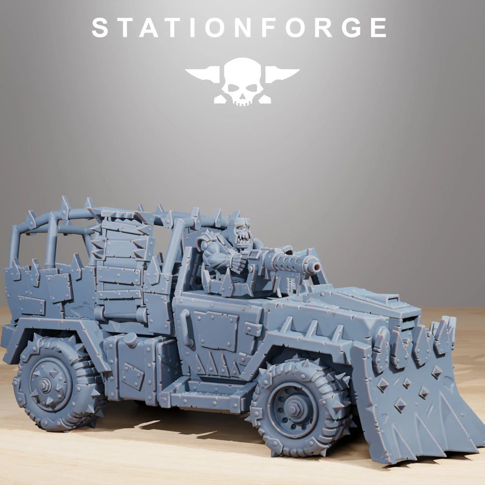 32mm Armored Personnel Carrier, Resin Model Vehicle Kit, Sci-Fi Theme, Unassembled and Unpainted