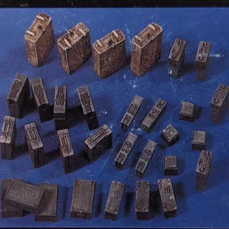 1/35 WWII Military Fortification with Sandbags, Resin Model Terrain Kit, Historical Theme, Unpainted
