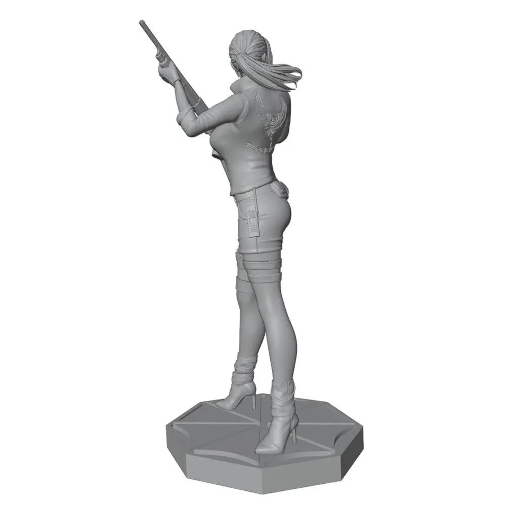 1/24 Archer Woman with Drawn Bow, Resin Model Figure Kit, Fantasy Theme, Unassembled and Unpainted